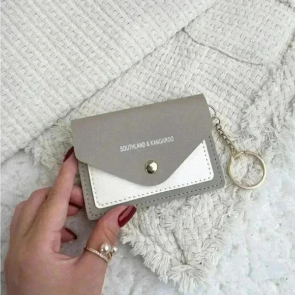 ⚠️Clearance🌟Two Tone Grey Card Holder - Picture 4 of 4